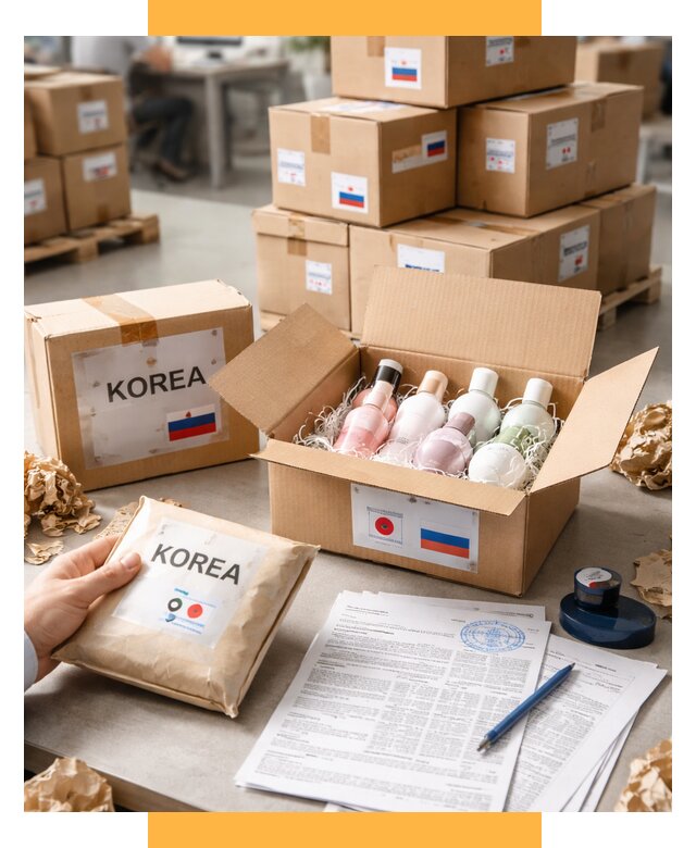 Доставка косметики из Кореи от 8848 р. под ключ | СетСервис-Нжн