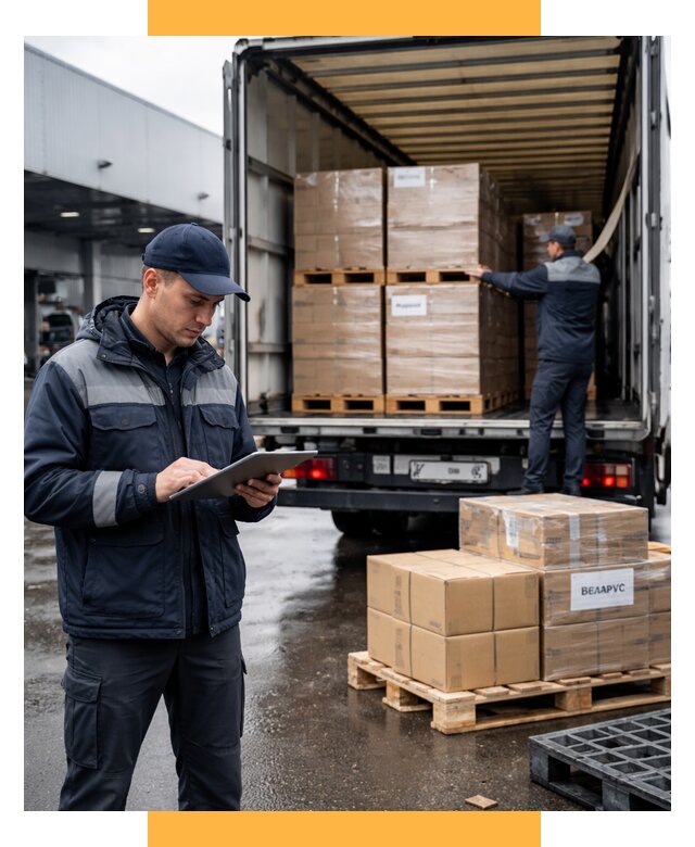Доставка грузов из Беларуси от 15614 р. логистика СетСервис-Нжн