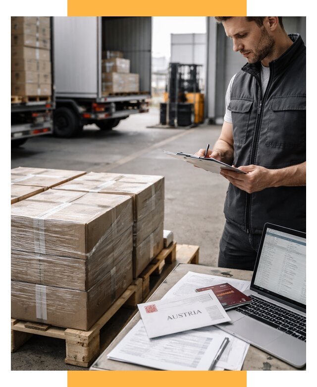 Доставка в Австрию от 67659 р. Логистика и экспорт СетСервис-Нжн