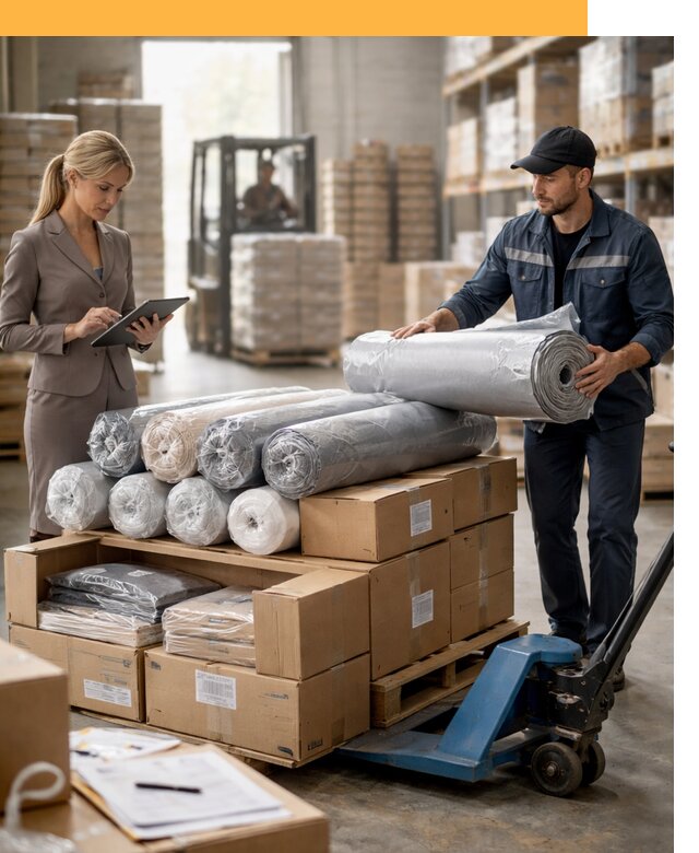 Перевозка текстиля по миру от 15614 руб. с таможней и страхованием