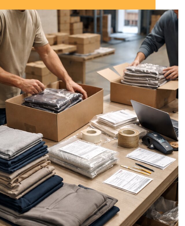 Перевозка одежды по миру от 7807 руб. с таможенным оформлением