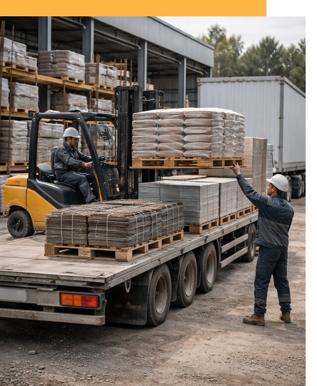 Перевозка строительных материалов по миру от 5725 руб