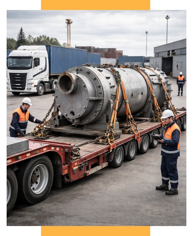 Перевозка тяжеловесных грузов под ключ от 156135 р. | СетСервис-Нжн