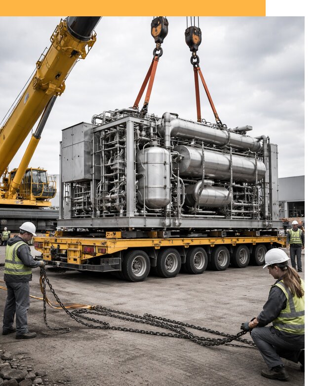 Перевозка тяжеловесных грузов по миру от 156135 руб