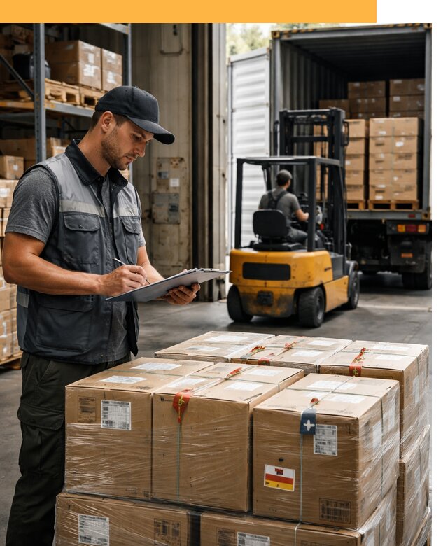 Реэкспорт товаров с таможенным оформлением и доставкой от 12491