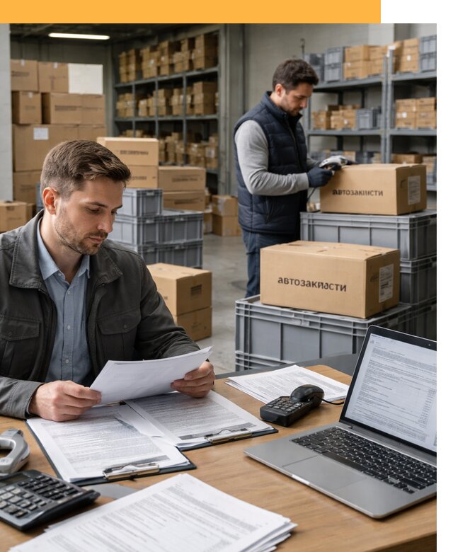 Таможенное оформление автозапчастей по выгодным тарифам от 8848