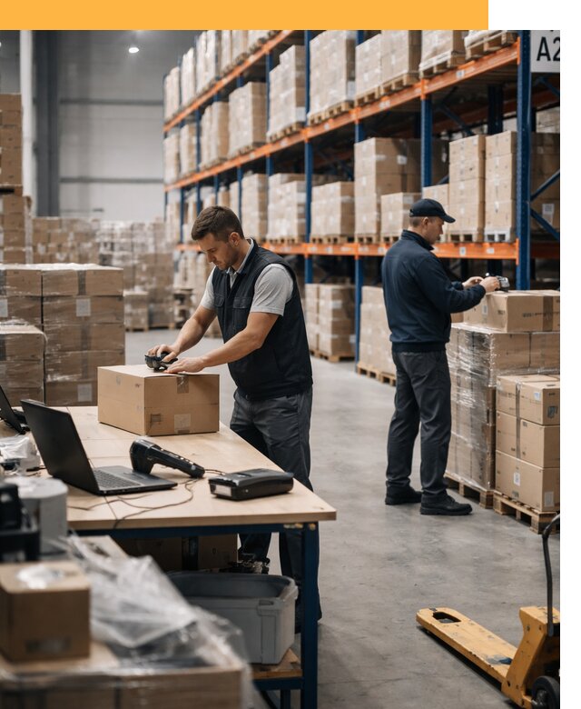 Склад консолидации в Европе: хранение, сортировка от 6766